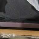 King Size Upholstered Bed Frame with Adjustable Headboard, Faux Leather Platform Bed with Wood Slats, Lychee Grain Leather, No Box Spring Needed, Easy Assembly, Noise Free, Dark Brown