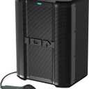 ION Audio Trouper 100 - Battery Powered Portable Bluetooth Speaker with Rechargeable Battery, Multi-Channel Mixer and FM Radio, 100W