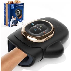 BOB AND BRAD Hand Massager with Heat and Compression, Individual Fingers, FSA-HSA Eligible, Cordless HandSpa Pro Hand Massager for Arthritis and Carpal Tunnel, Pain Relief, 5 Intensity Settings