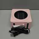 Gaiatop Mini Space Heater, Lightweight PTC Ceramic Fast Heating 500W Energy Efficient for Indoor Use, Overheating & 45 Tip-Over Protection, Portable Desk Electric Heaters for Office Home Pink