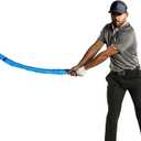 Golf Rope Swing Trainer, Golf Multi-Purpose Training Rope Suitable for Physical Training, Warm-Up Exercises, Strength and Rhythm Control (Blue)
