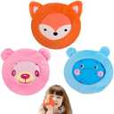 Hilph Kids Ice Packs for Boo Boos, Reusable Kids Hot Cold Packs with Cover and Handheld Straps for Pain Relief, Toddler Animal Ice Packs for Kids Bumps, Swelling, Wisdom Teeth (Pack of 3)