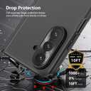 Nillkin for Samsung Galaxy Z Fold 7 Magnetic Case with Separate Screen Protector, [Compatible with MagSafe][Hinge Protection] Frosted Texture Slim Fit Protective Phone Case for Galaxy Z Fold 7 Black