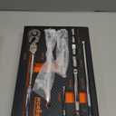 10-Piece Flex-Head Ratchet Set, 1/4", 3/8" & 1/2" Drive Socket Wrenches, 90-Tooth Quick-Release Reversible Low-Profile, Extension Bars (4", 10", 6") & 4 Adapters for Automotive, Bike, and Home Repair