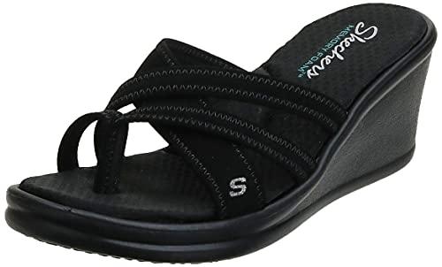 Skechers Cali Women's Rumblers-Beautiful People Wedge Sandal 7,5