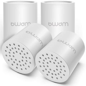 15 Stage Shower Filter Cartridge, High output Universal replacement filter cartridge, Remove Chlorine Heavy Metals and Other Sediments, Vitamin C Water Softener Reduces Dry Itchy Skin Dandruff BWDM(4X) Count of 4