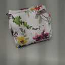 Soimoi Velvet Fabric Flower & Leaves Watercolor Printed Craft Fabric by the metre 58 Inch Wide