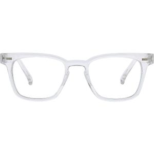 Peepers Blue Light Reading Glasses for Men & Women +2.00, Clear, Strut