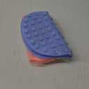 2 PCS Shower Foot & Back Scrubber Mat Hands Free Foot Massager Mat with Non-Slip Suction Cups, Wall Mounted Silicone Bathroom Wash Foot Pad Exfoliating Dead Skin Foot Brush (Pink & Purple)