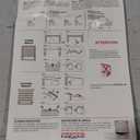 ShadesU Cordless Zebra Blinds  Light Filtering Dual-Layer Window Shades for Privacy (White Color) (Maximum Height 72") (Width 68")