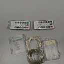 2 Pack Total 200 LED Fairy Lights Battery Operated String Lights with Remote & 8 Modes, 33FT Waterproof Copper Wire Battery Powered Twinkle Lights for Outdoor Christmas Parties Decoration Warm White