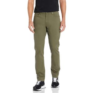 Amazon Essentials Men's 5-Pocket Stretch Twill Pants, Green, 36W 28L