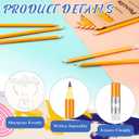 192 Pcs Bulk Crayons Packs with 288 Pcs Sharpened Bulk Pencils(#2 Hb), Back to School Gifts for Students Mini Crayons Individual Pack 8 Colors for Classroom Party School Supplies (48 Boxes)