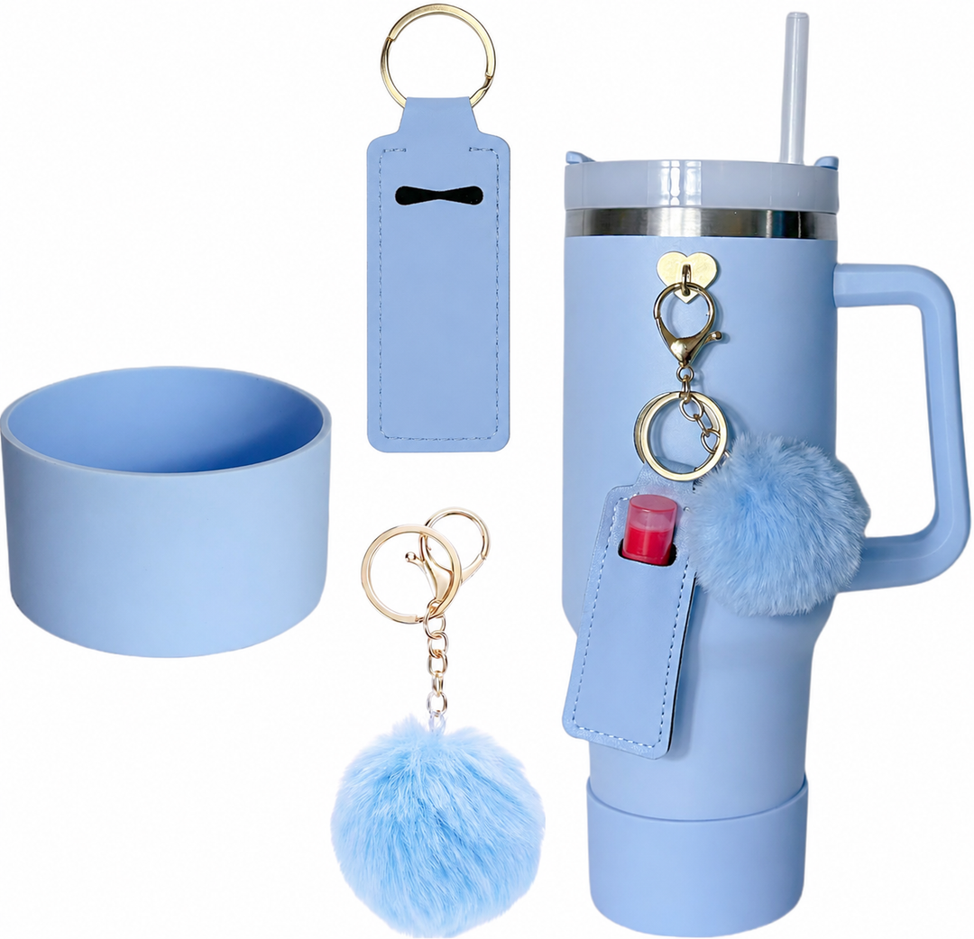 BWELL Water Bottle Accessories Set, Blue