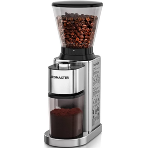 Aromaster Burr Coffee Grinder, Coffee Bean Grinder,Stainless Steel Coffee Grinder Electric,48 Grind Settings