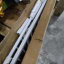 Extra Wide Baby Gate with Door Pressure Mounted 62.20-66.92 Inch,Child Baby Gates for Doorways No Drilling,Walk Through Dog Gate Indoor for The House Kitchen Stairs,White