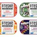 Freshé Gourmet Canned Tuna Variety Pack (4 Pack) Healthy High-Protein Skipjack Fish & Ready-to-Eat Meal – All-Natural, Non-GMO, Wild-Caught Tuna – Gluten Free Diet Friendly BB: 08/2027