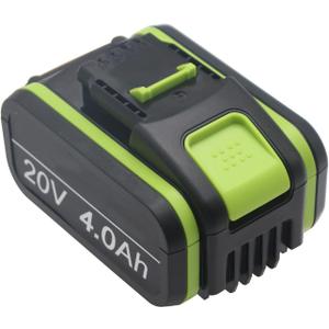 WA3553 Replacement 4.0Ah 20V WA3014 WA3551 WA3556 WA3570 WA3572 WA3641 RW9351.1 Battery,Compatible with 20V Wox WX390 WX176 WX178 Cordless Power Tools