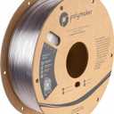 Polymaker PolyLite Clear 3D Printer PETG Filament 1.75mm 1kg, Legacy PETG Formula, +- 0.03mm Dimensional Accuracy, Reliable Everyday Filament, Strong Layer Bonding, Compatible with Most 3D Printers
