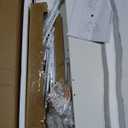 Yongchuang White Makeup Vanity with Drawers and Cabinet, Vanity Desk with Mirror and Lights Dressing Table for Bedroom