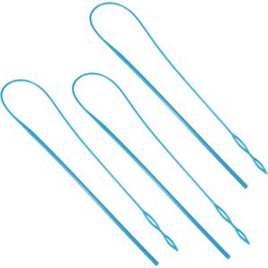 4 x 3Pcs 23In Flexible Drawstring Threader Tool Plastic Quick & Easy Drawstring Replacement Tool for Jackets, Sweatpants, Shorts Hoodies