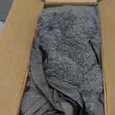 Bedsure Dog Beds Large Sized Dog - Comfy Flat Pet Beds with Removable Washable Cover, Orthopedic Egg Crate Foam Puppy Mat, Suitable for Pet Up to 65 lbs (36"L x 27"W x 3"Th, Dark Grey)