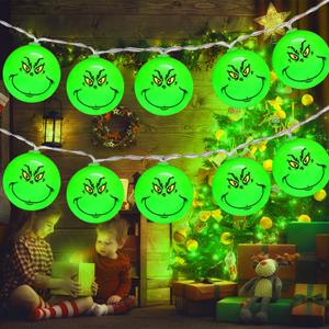 Christmas Lights 10Ft 20 LEDs Christmas String Lights Green Christmas Decorations with Battery Operated for Tree Home Garden Indoor Xmas Decor (Green A) Christmas Lights 10Ft 20 LEDs Christmas String Lights Green Christmas Decorations with Battery Operated for Tree Home Garden Indoor Xmas Decor (Green A)