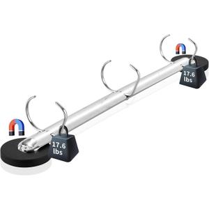 D-Ring Binder with 1 Inch Magnetic Hanging Rings - 3 Ring Binder Locking Mechanism for Standard Letter Paper