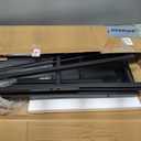 OLIXIS L Shaped Desk, 50-Inch Office Computer Gaming Desks Corner PC Table with Side Bag and Reversible Shelf for Home Work Study Writing Black