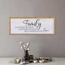 Family A Little Bit Of Crazy Sign Wall Decor 40"×15" Rustic Farmhouse Living Room Large Soild Wood Framed Hallway Hanging Sign Aesthetic Inspirational Quotes Entryway Home Wall Art (Wood)