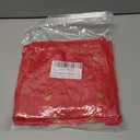 Softalker Christmas Throw Pillow Covers 18 x 18 Inch Set of 2, Xmas Winter Bell Faux Fur Cushion Covers, 3D Embroidered Pillow Cases for Couch Bedroom Living Room Decor, Red