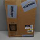 Mayfair Bennett Toilet Seat with Brushed Gold Hinges, Slow Close Wood Seat, Secure Metal Hinges, Easy Install, Made in USA, Elongated, White