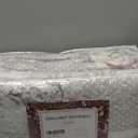 Brilliant Sunshine Grey Angel and Pink Floral Patchwork, 3-Piece Quilt Set with 2 Shams, Reversible Bedspread, Soft Lightweight Coverlet, All-Season, Full/Queen, Pink Grey