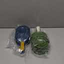 365Home【Upgrade】2-Pack 2 in 1 Dumpling Maker Press, Dumpling Skin Maker Machine, Empanada Maker Press, Multifunctional DIY Manual Dumpling Press Mold Set (Blue, Green)