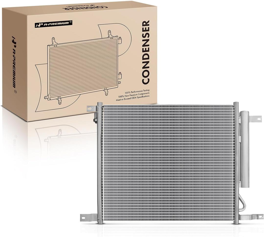A-Premium Air Conditioning A/C Condenser Compatible with Chevrolet Aveo/Aveo5 2009-2011 & Pontiac G3 2009-2010