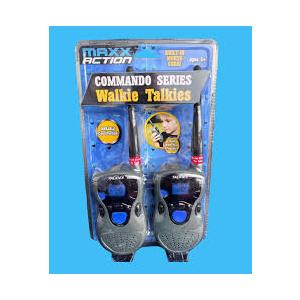 ✨Maxx Action Durable Walkie Talkie Set kids 5+ Camando Series w/ Morse Code -NEW