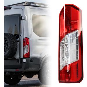 RH Halogen Tail Light With New Bulbs&Harness Compatible with 2015-2025 Ford Transit 150 250 350 350HD Right Passenger Side Rear Lamp Replacement CK4Z13404K 166-02778R