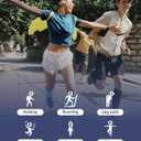 Compression Socks for Men & Women | Premium Lycra Spandex | 15-20mmHg Support for Circulation | Reflective Strips (M)