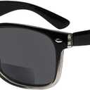 4 Pack Bifocal Reading Glasses Grey Lens Spring Hinge Outdoor Sunglasses Fashion Bifocal Sun Readers for Men Women
