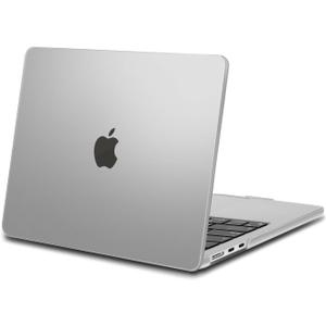 MOSISO Compatible with MacBook Air 13 inch Case 2025 2024 2023 2022 Release M4 A3240 M3 A3113 M2 A2681, Protective Plastic Hard Shell Cover Compatible with MacBook Air 13.6 inch Case, Frost