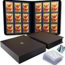 Toploader Binder for Trading Cards & Sports Cards | Top Loader Binder for Cards with Care Kit | 252 Pockets 25 Toploaders & Penny Sleeves | Trading Card Binder - Pokemon, Yugi-Oh & More