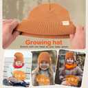 3 x Toddler Beanie Kids Winter Hats Infant Warm Knit Cap Newborn Winter Warm Hat for 0-36 Month Boys Girls (Purple+red+gray)