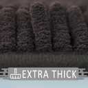 Flotstiga Bathroom Rugs 32x20,Super Absorbent Soft,Thick,Machine Washable Chenille Bath Mat,Non Slip Toilet Floor Rug,Bath Mats for Bathroom Floor, Home Decor Accessories,Coffee