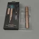 Heated Eyelash Curlers and Eyebrow Trimmer for Women, Electric Eyelash Curler with 2 Temperature Modes Anti-Burn USB Rechargeable Heated Eyelash Curler, Ideal Gift for Women (Gold E1)