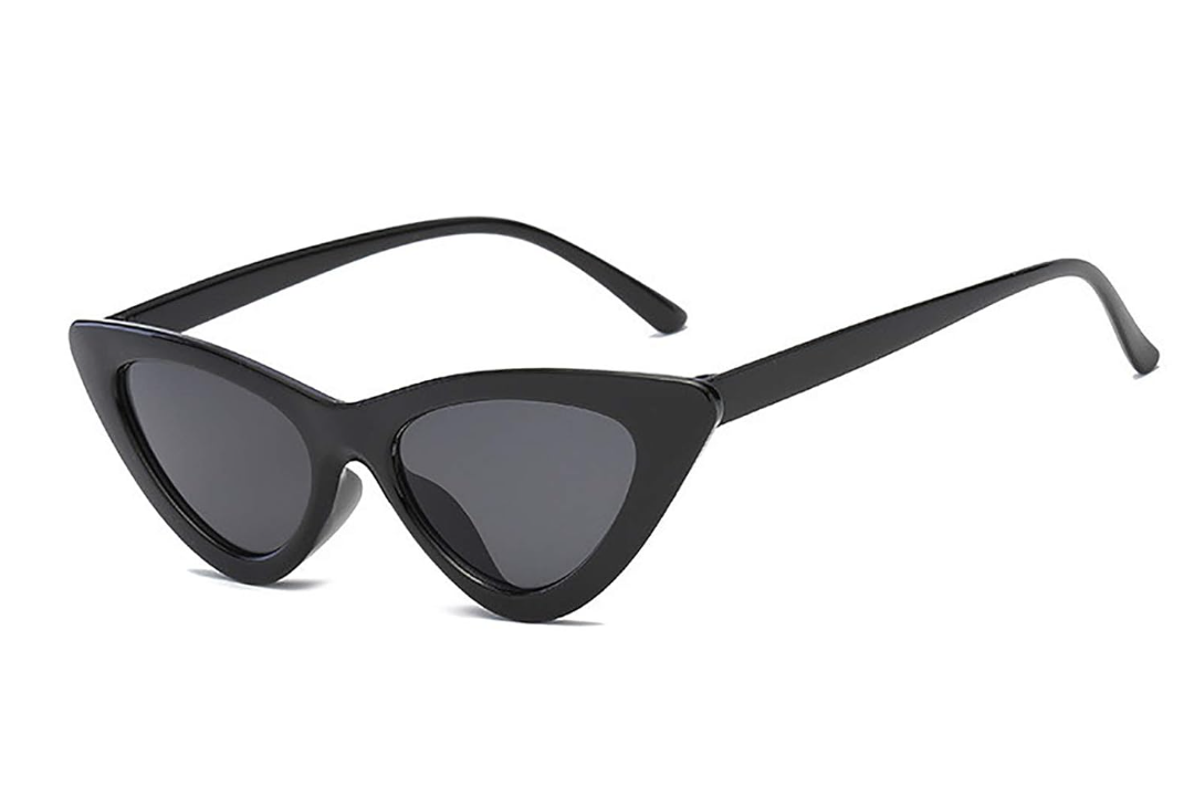 LIVHO Narrow Cat Eye Sunglasses for Women 90s Small Chic Style Trendy Sunnies UV400 Protection FZN7514