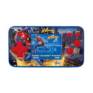 Lexibook Spider-Man Cyber Arcade Pocket Game Console, 150 Games, LCD Screen, Battery Operated, red/Blue, JL1895SP