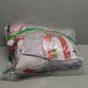 Joyreap 2pcs Christmas Quilt Set Twin, Classic Santa Reindeer Red n White Reversible Xmas Design, Lightweight Microfiber Bedspread Coverlet for All Season- 68x88 inches