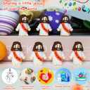 ILHSTY 32 Pcs Little Jesus Figures  Mini Rubber Jesus Toys Jesus Love You for Easter Egg Fillers Egg Hunts Religious Party Favors Gifts Hide and Seek Baptism Gifts Sunday School (Orange)