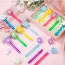 Gemscream 30 Pcs Daisy Bubble Wands Pastel Flower Party Supplies Groovy Hippie Bubble Makers for Birthday Wedding Supplies, Prizes, Goodie Bags, Piata Goodie Bag Stuffers Gifts
