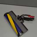 vacuum Cleaner attachment motorhead with LED, compatible with Dy.son V15,V11, V10, V8, V7. Direct-drive, quick-release soft-bristle floor & carpet brush, high-power and soft brush